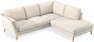 Madison - 2-sits soffa med divan höger - Vit