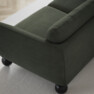 Madison Lux - 2-sits soffa med schäslong vänster - Grön