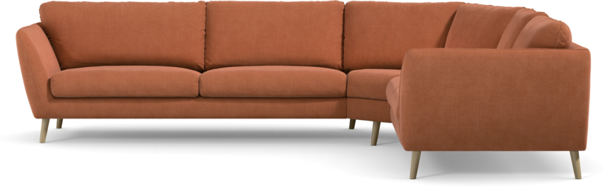 Madison Lux - Hörnsoffa 3+2-sits, hörn 2 - Orange