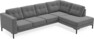 Rio - 3-sits soffa med divan höger - Grå