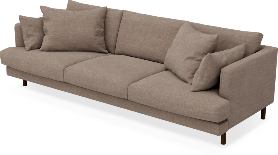 Harper - 4-sits soffa - Brun