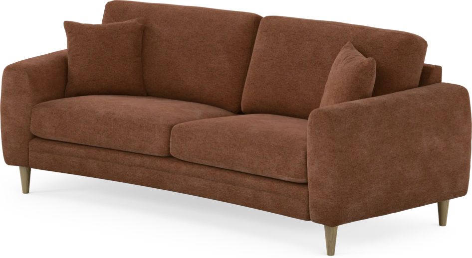 Eden - 2,5-sits soffa svängd - Orange