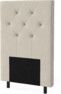 New York pikerad - Sänggavel, 90-210 cm - Beige