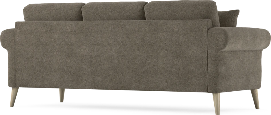 Eden - 3-sits soffa - Brun