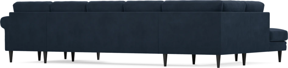 Eden - 3-sits soffa med divan vänster och schäslong höger - Blå