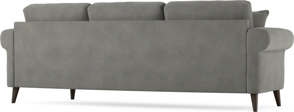 Eden - 3-sits soffa svängd - Grå