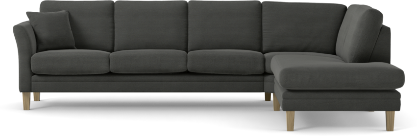 Eden - 3-sits soffa med divan - Grå