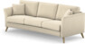 Eden - 3-sits soffa svängd - Beige