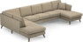 Eden - 3-sits soffa med divan vänster och schäslong höger - Beige