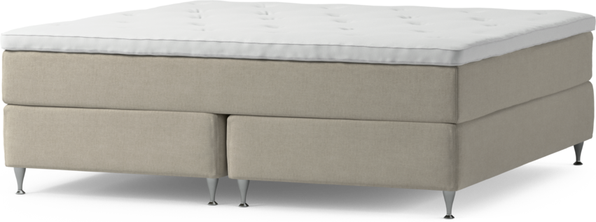 Delux Dream - Kontinentalsäng, dubbelsäng med bäddmadrass och sängben