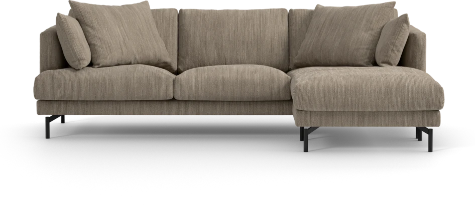 Harper - 4-sits med schäslong höger  - Beige