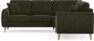 Eden - Hörnsoffa, 2+2-sits - Grön