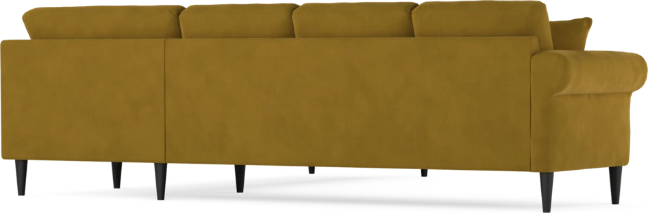 Eden - Hörnsoffa, 3+3-sits - Gul
