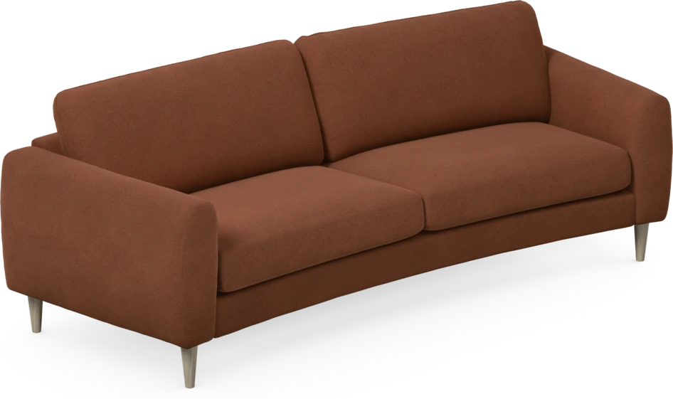 Bridge - 3-sits soffa svängd - Orange
