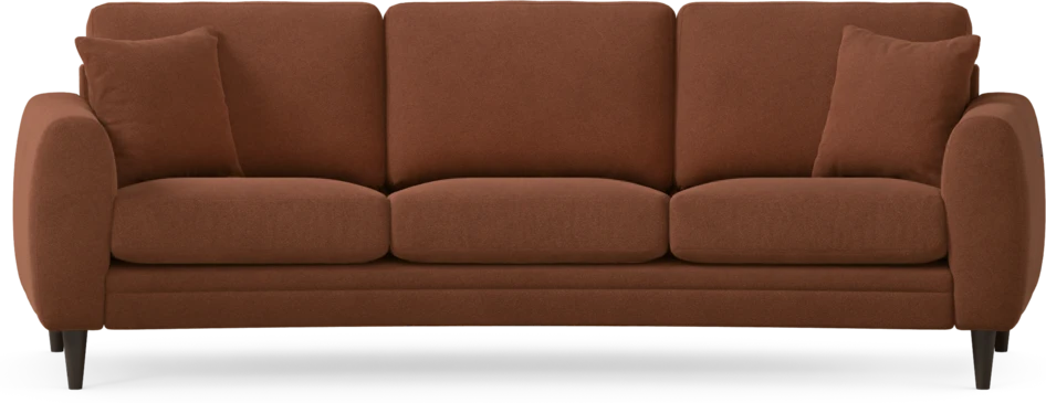 Eden - 3-sits soffa svängd - Orange