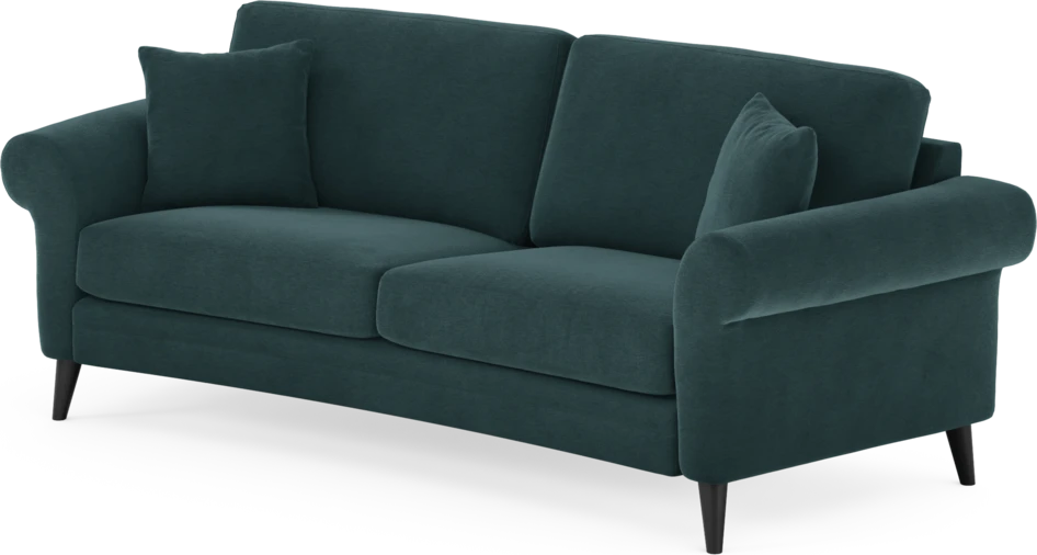 Eden - 2,5-sits soffa svängd - Blå