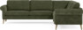 Bridge - Hörnsoffa, 3+2-sits - Grön