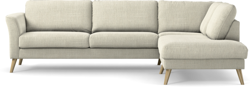 Bridge - 3-sits soffa med divan höger - Beige