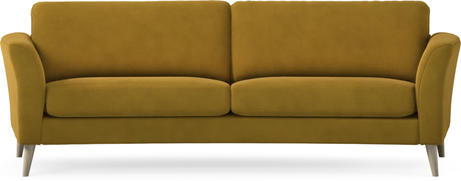 Bridge - 3-sits soffa svängd - Gul
