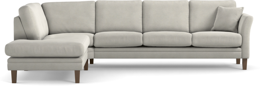 Eden - 3-sits soffa med divan - Grå