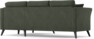 Eden - 2-sits soffa med schäslong - Grön