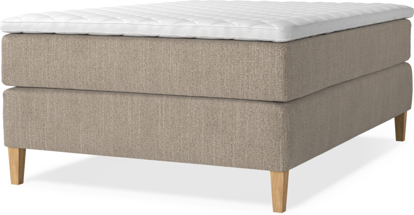 Delux Exclusive - Kontinentalsäng, enkelsäng 140 cm med bäddmadrass