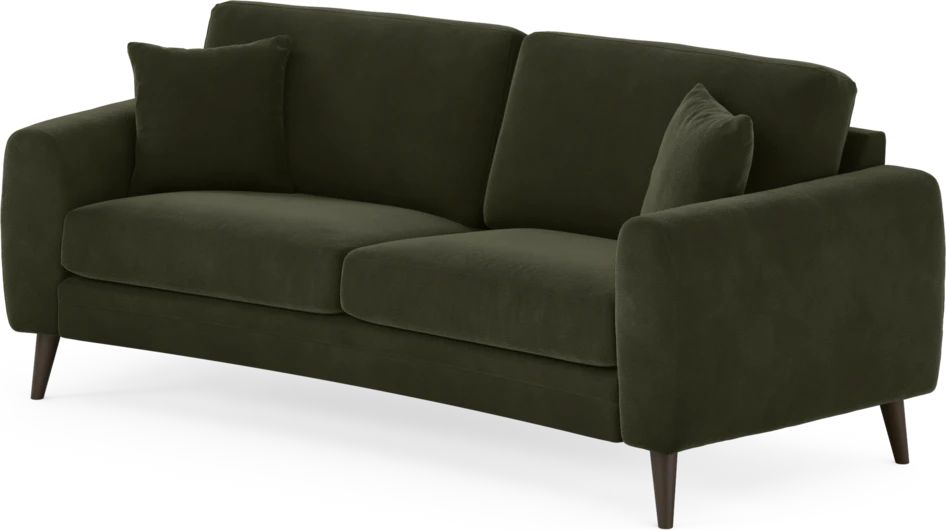 Eden - 2,5-sits soffa svängd - Grön