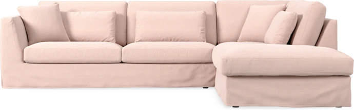 Willow, 3-sits soffa med divan höger, med kappa