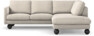 Madison Lux - 2-sits soffa med divan höger - Beige