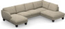 Madison Lux - 2-sits soffa med schäslong vänster och divan höger - Beige