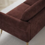 Bridge - Hörnsoffa, 2+3-sits - Röd