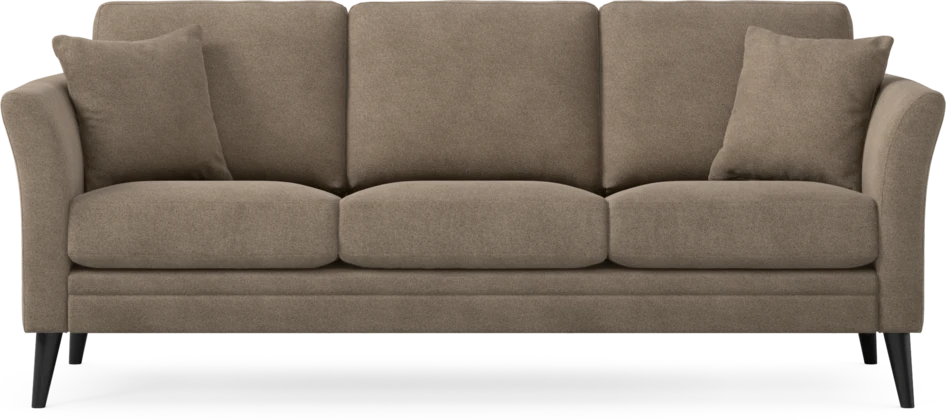 Eden - 3-sits soffa - Brun