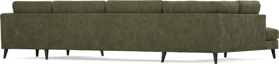 Bridge - 3-sits soffa med divan vänster och schäslong höger - Grön