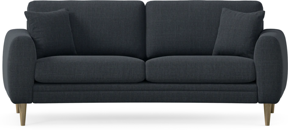 Eden - 2,5-sits soffa svängd - Blå