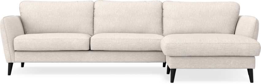 Bridge - 3-sits soffa med schäslong XL höger - Beige