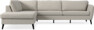 County - 2,5-sits soffa med divan vänster - Beige
