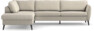 County - 2,5-sits soffa med divan vänster - Beige