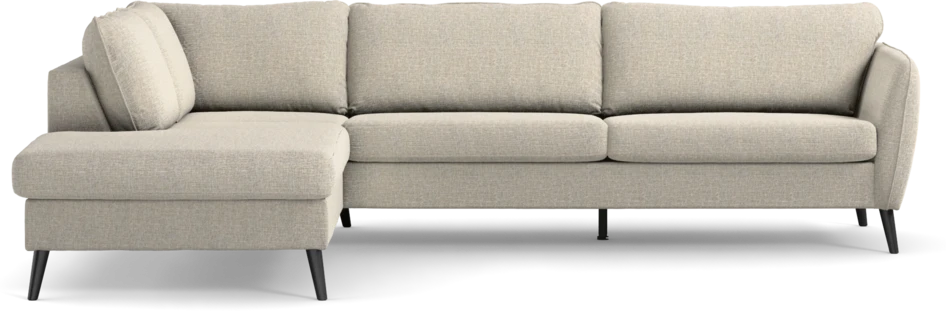 County - 2,5-sits soffa med divan vänster - Beige