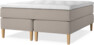 Delux Exclusive - Kontinentalsäng, dubbelsäng med bäddmadrass - Beige
