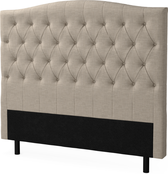 Delux Välvd - Sänggavel, 90-210 cm - Beige