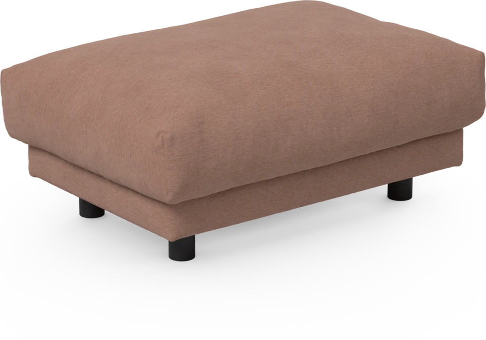 Cherrie - Fotpall 110, fast klädsel - Rosa
