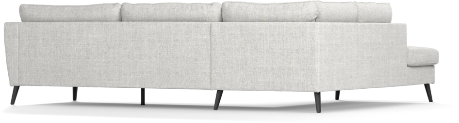 County - 2,5-sits soffa med divan vänster - Grå