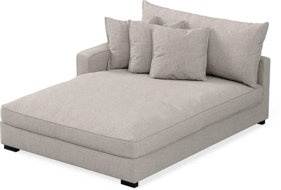 Rossi - Schäslong XL vänster - Beige