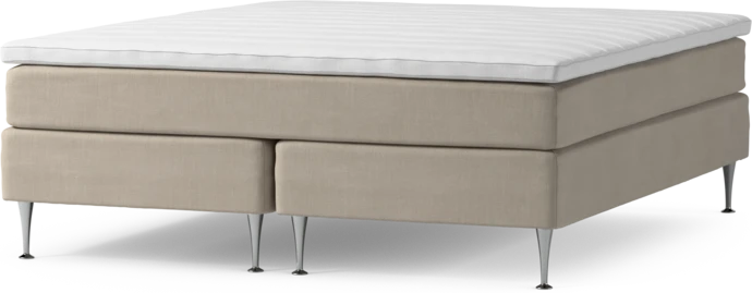 Roma Family, Kontinentalsäng, dubbelsäng med bäddmadrass och sängben, B 160-180