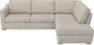 Friday - 2,5-sits soffa med divan höger - Beige