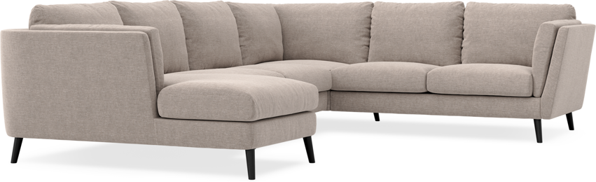 Madison - Hörnsoffa med schäslong vänster - Beige