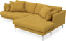 Harper - 4-sits med schäslong XL höger - Gul