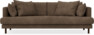 Harper - 3-sits soffa, hel dyna - Brun