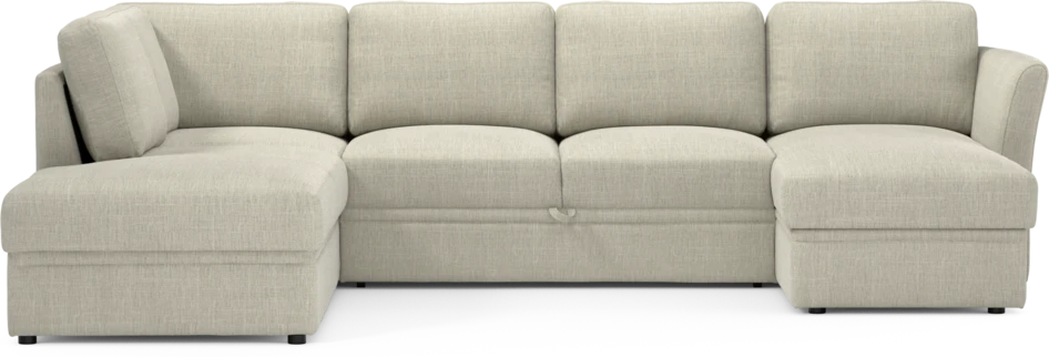 Öland - Bäddsoffa med divan vänster och schäslong höger - Beige