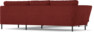 Madison Lux - Hörnsoffa med schäslong höger - Röd